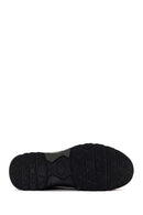 Men's Black Thick Soled Casual Leather Shoes | Derimod