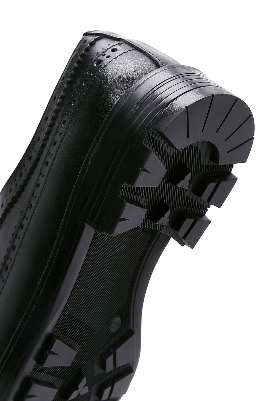 Men's Black Leather Casual Shoes