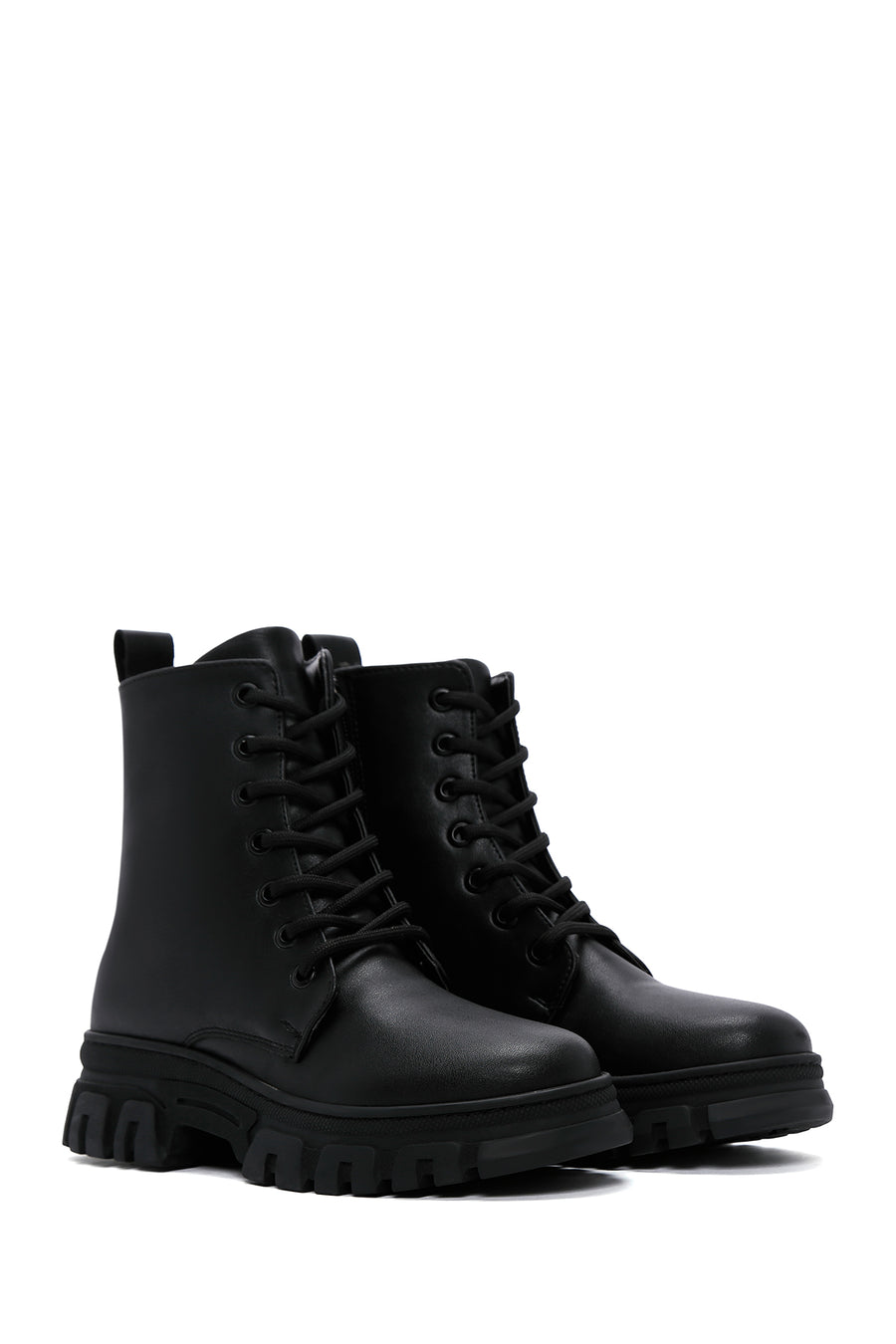 Women's Black Zippered Boots