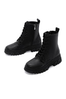 Women's Black Zippered Boots | Derimod