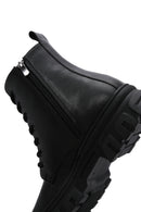 Women's Black Zippered Boots | Derimod