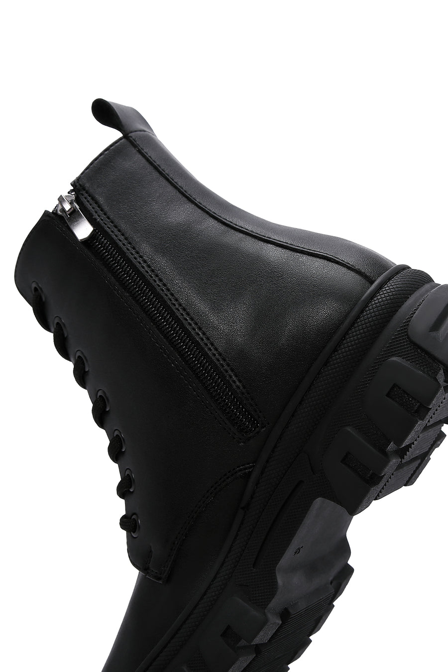 Women's Black Zippered Boots