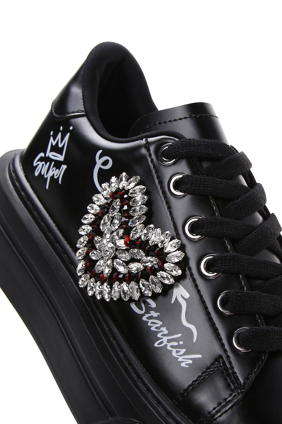 Women's Black Stone Sneaker