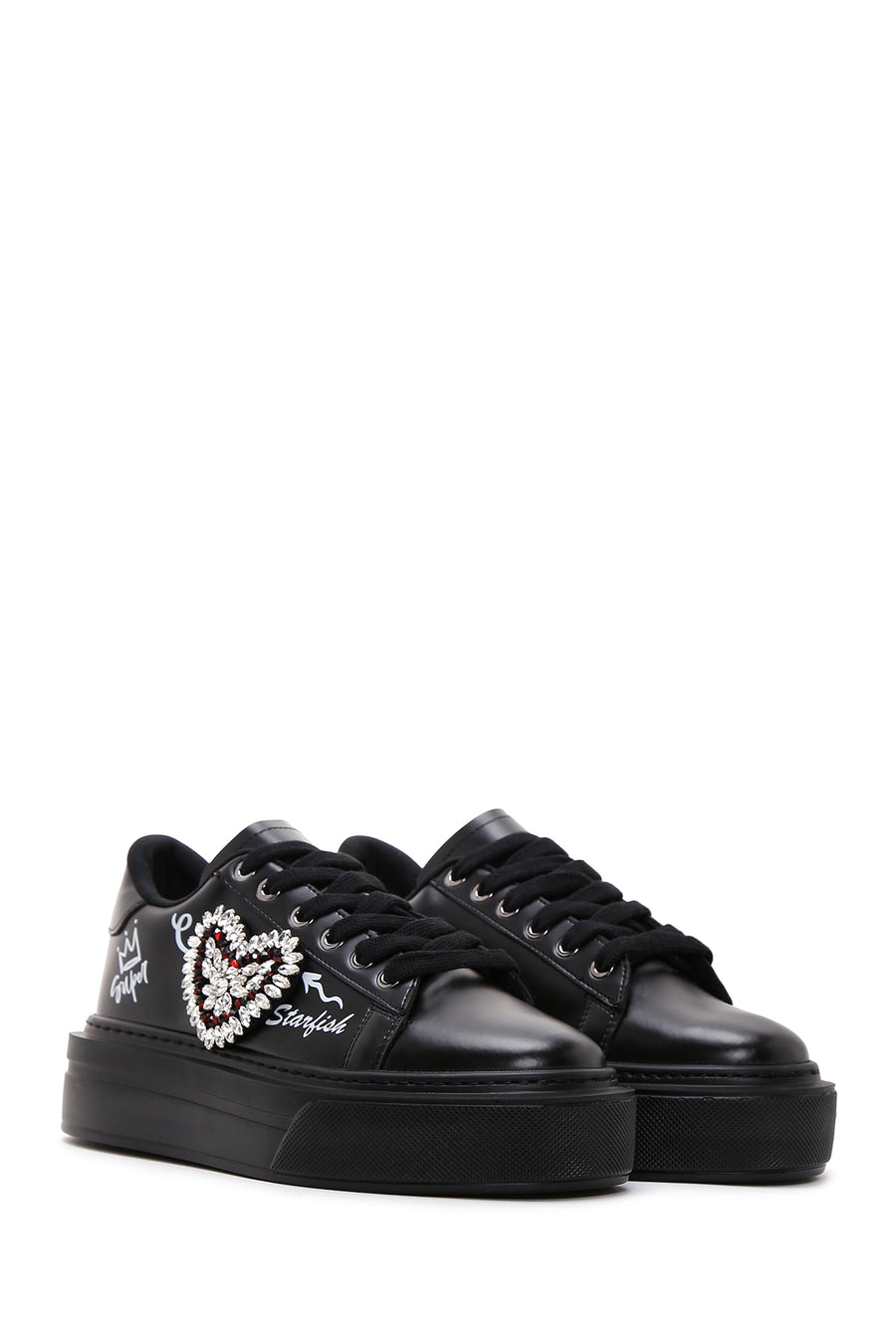 Women's Black Stone Sneaker