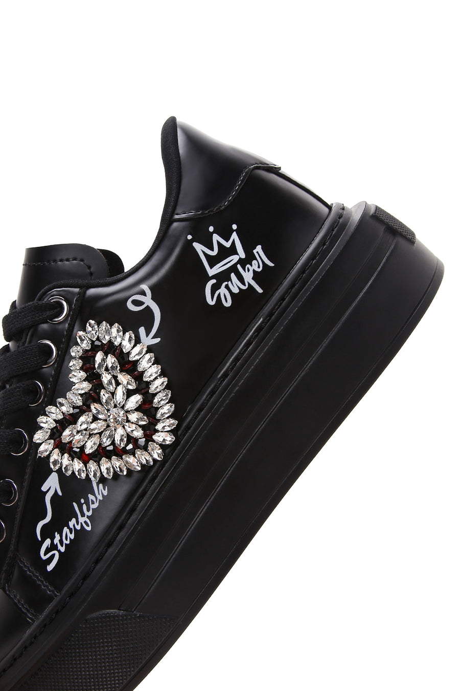 Women's Black Stone Sneaker