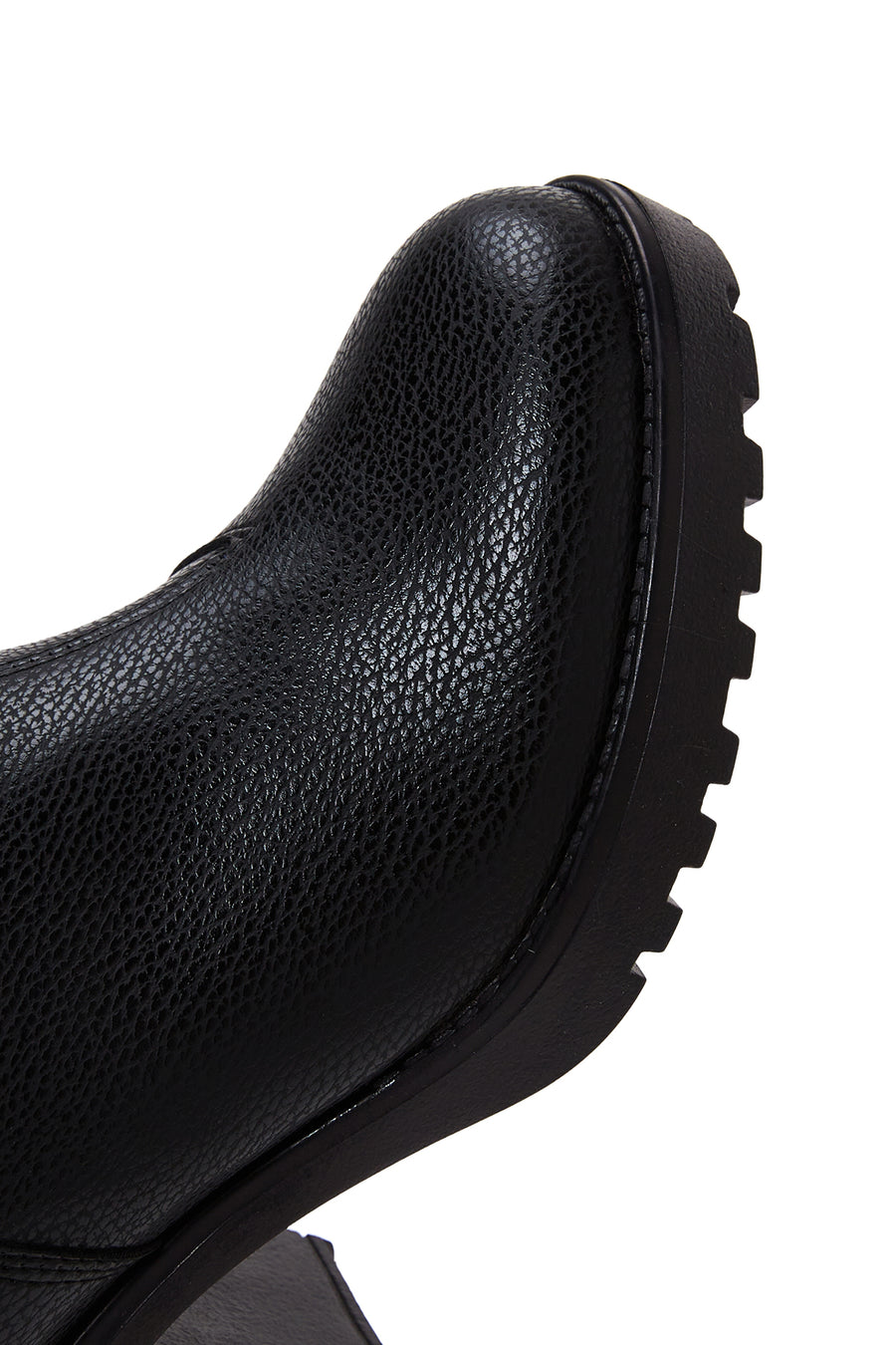 Women's Black Zipper Heeled Classic Boots