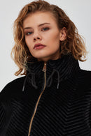 Innsbruck Women's Black Teddy Coat | Derimod
