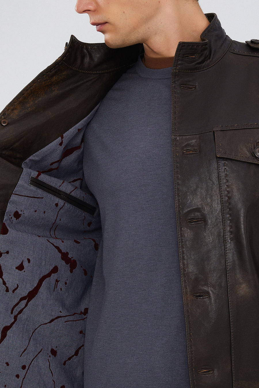 Alvarez Men's Brown Vintage Leather Jacket