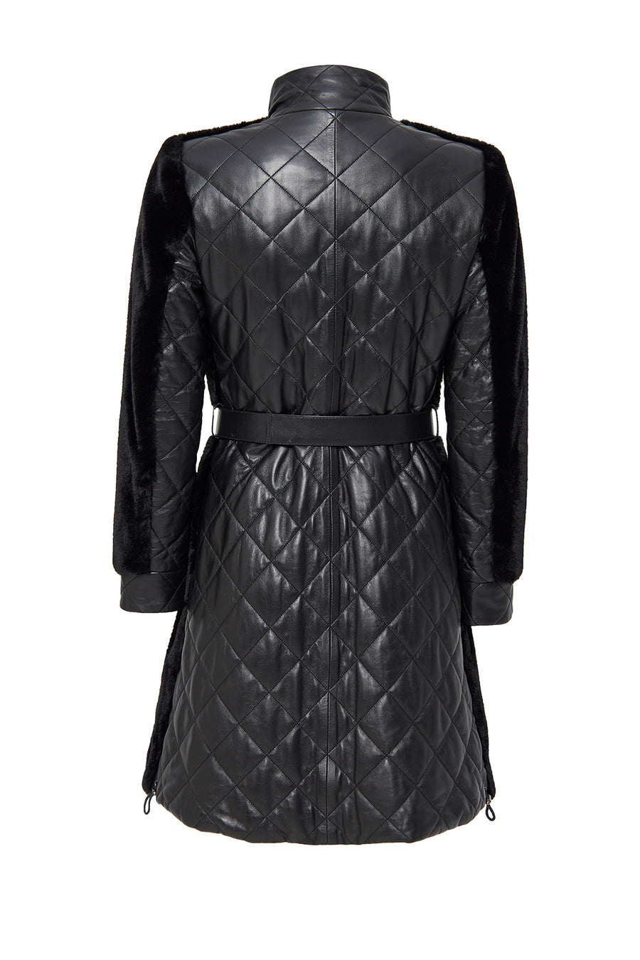 Afrodite Women's Black Teddy Coat