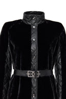Afrodite Women's Black Teddy Coat | Derimod
