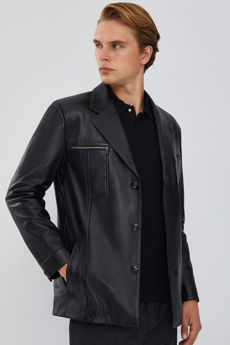 Bernard Men's Leather Jacket