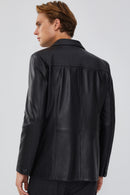 Bernard Men's Leather Jacket | Derimod