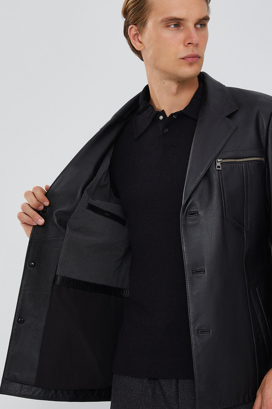 Bernard Men's Leather Jacket