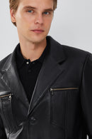 Bernard Men's Leather Jacket | Derimod