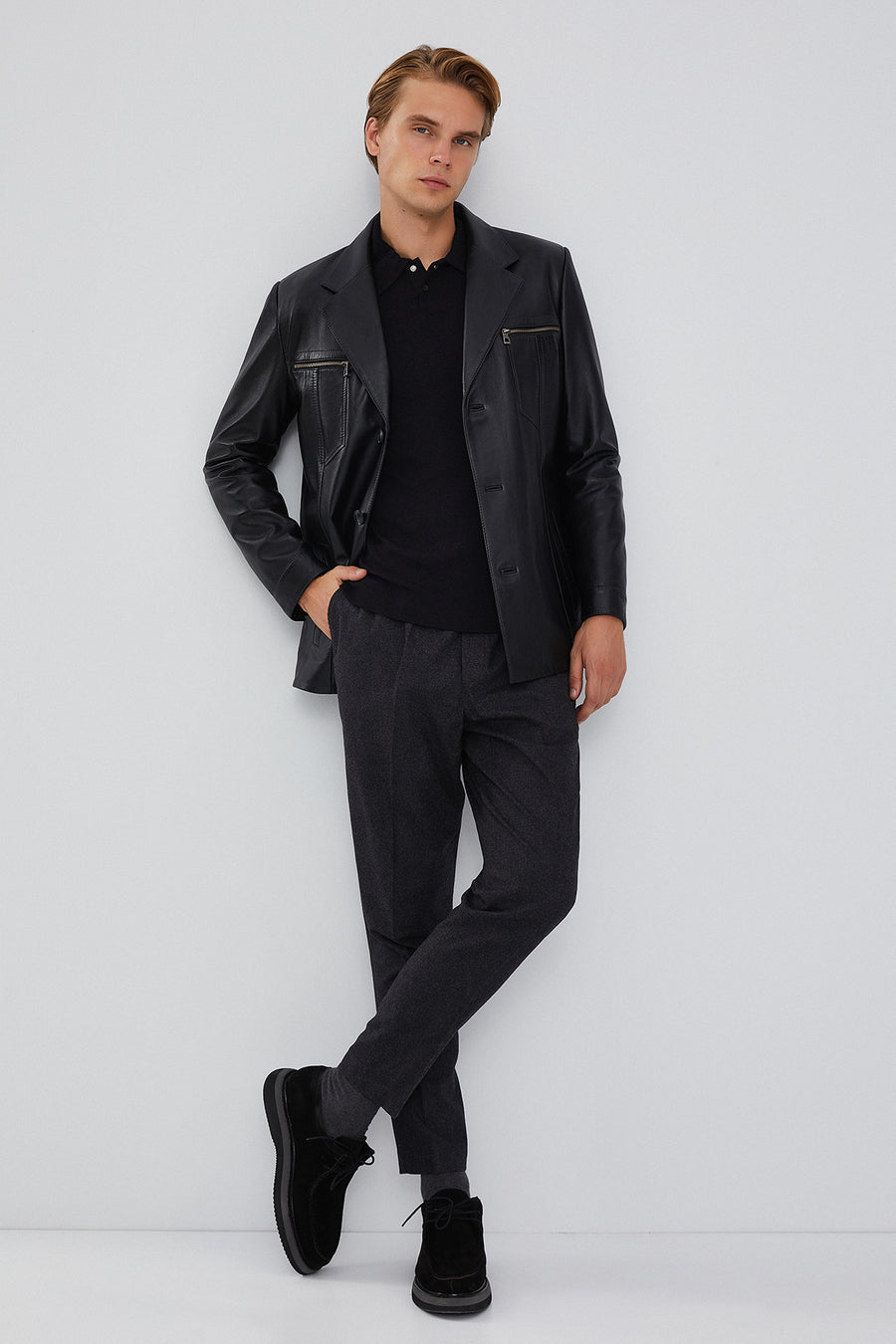 Bernard Men's Leather Jacket