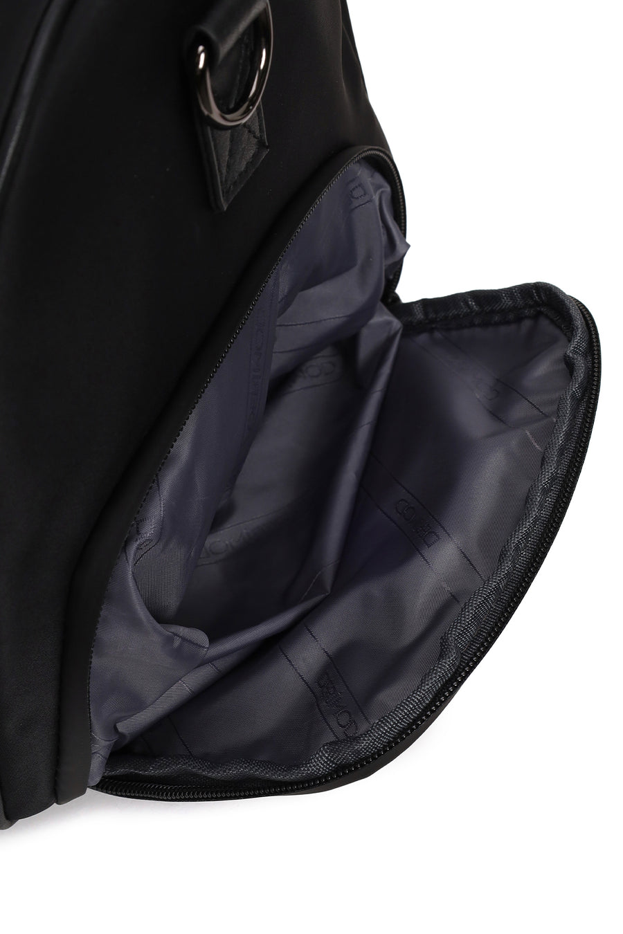 Unisex Black Long-Strap Trip Bag