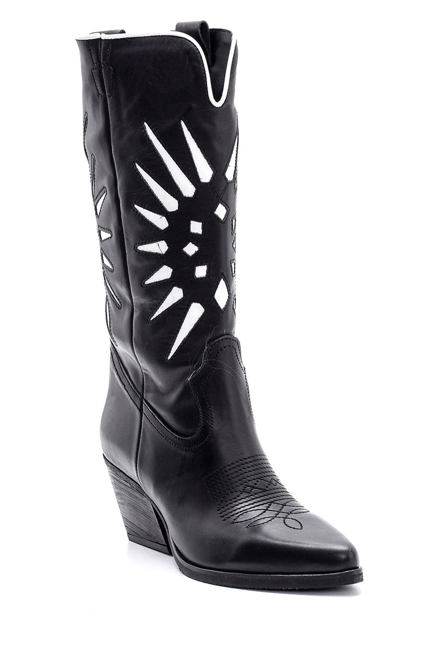 Women's Leather Cowboy Boots