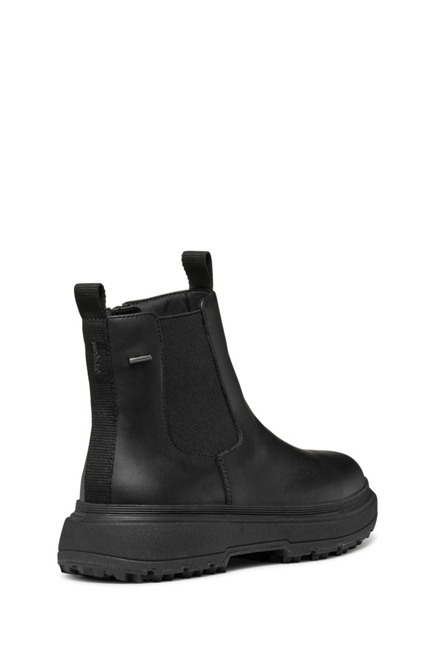 Geox Woman Siyah Leather Chelsea Bot