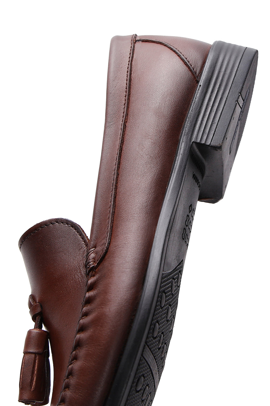 Men's Brown Leather Tasseled Classic Loafer