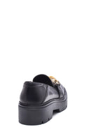 Women's Leather Chain Loafer | Derimod