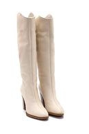 Women's Leather Heeled Boots | Derimod