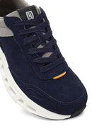 Derimod Studio Men's Navy Blue Lace-Up Thick-Soled Sneaker | Derimod