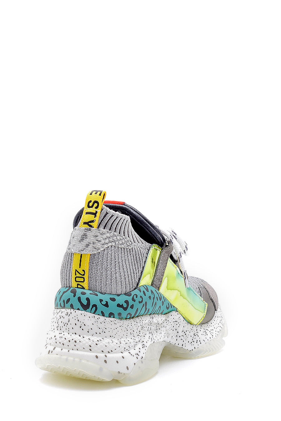 Kadın Yüksek Tabanlı Deri Sneaker