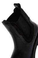 Women's Black Leather Heeled Chelsea Boots | Derimod