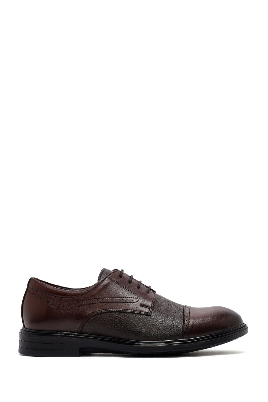 Men's Brown Laced Leather Classic Shoes 25SFD676214 | Derimod