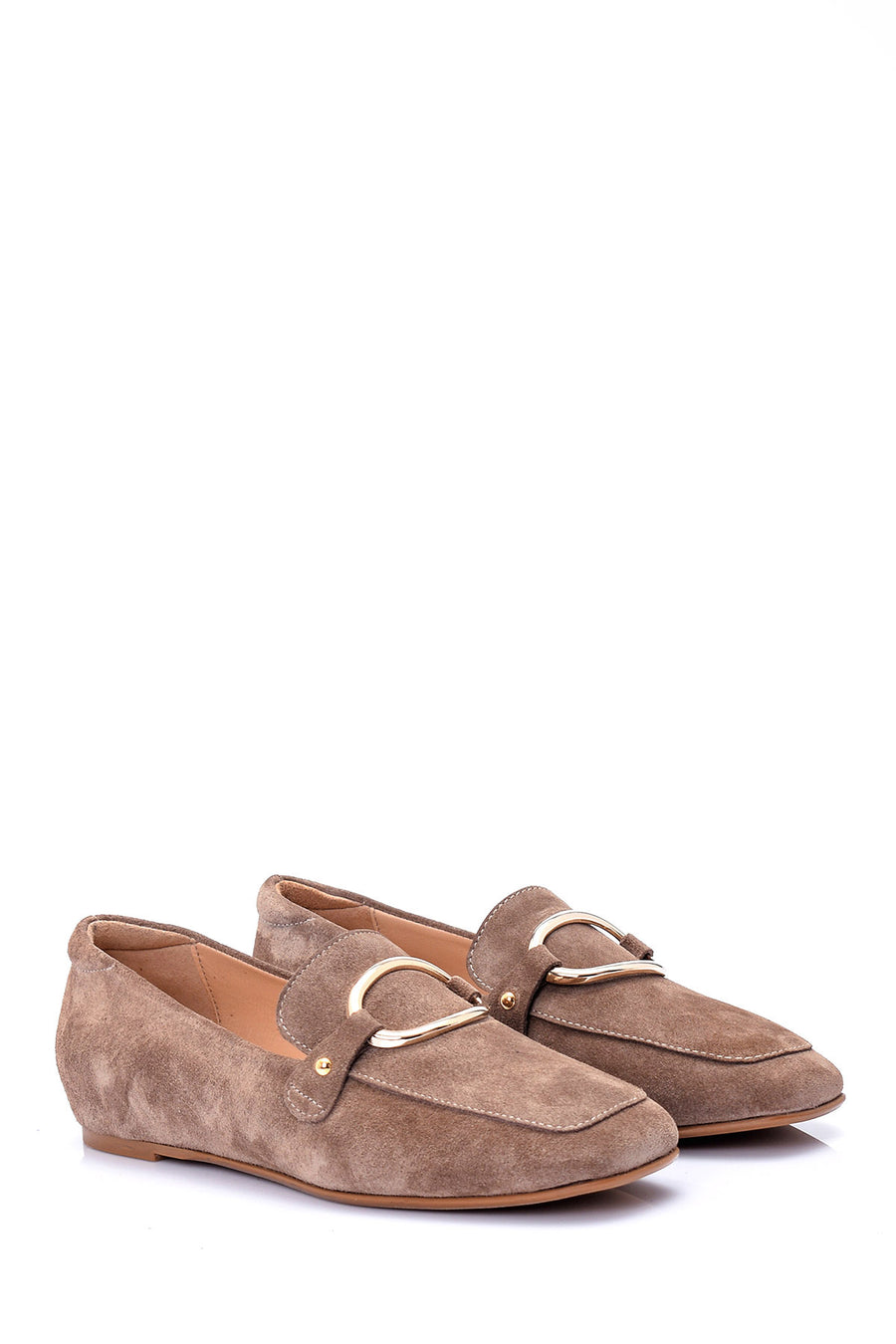 Women's Suede Buckle Loafer