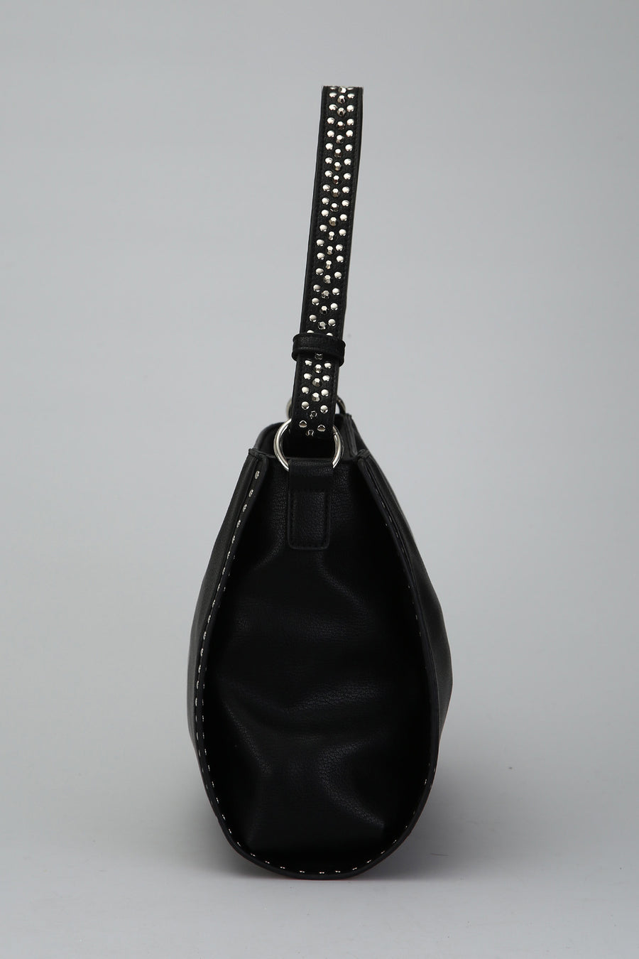 Women's Shoulder Bag with Staple Detail
