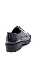 Women's Crocodile Patterned Masculine Shoes | Derimod