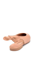 Women's Leather Bow Detailed Ballerinas | Derimod