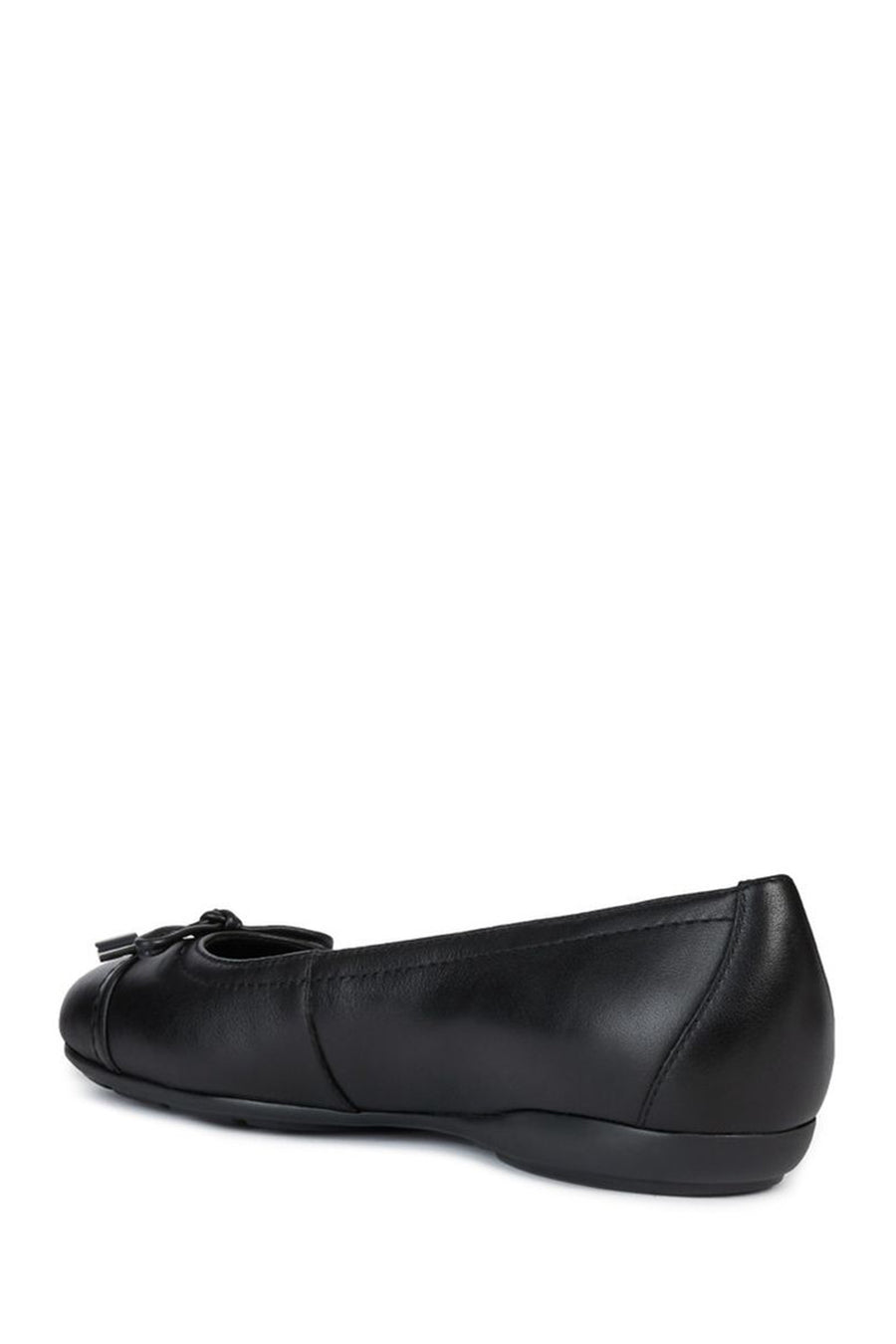 Geox Women's Black Annytah Leather Ballerinas