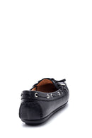 Women's Leather Bow Loafer | Derimod