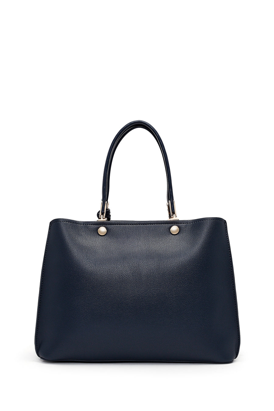 Women's Navy Blue Long Strap Classic Handbag