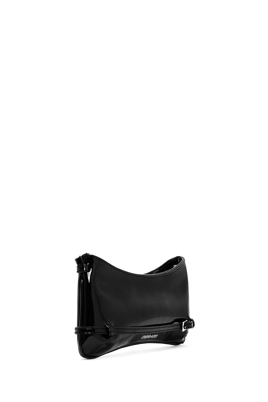 Women's Black Patent Leather Shoulder Bag