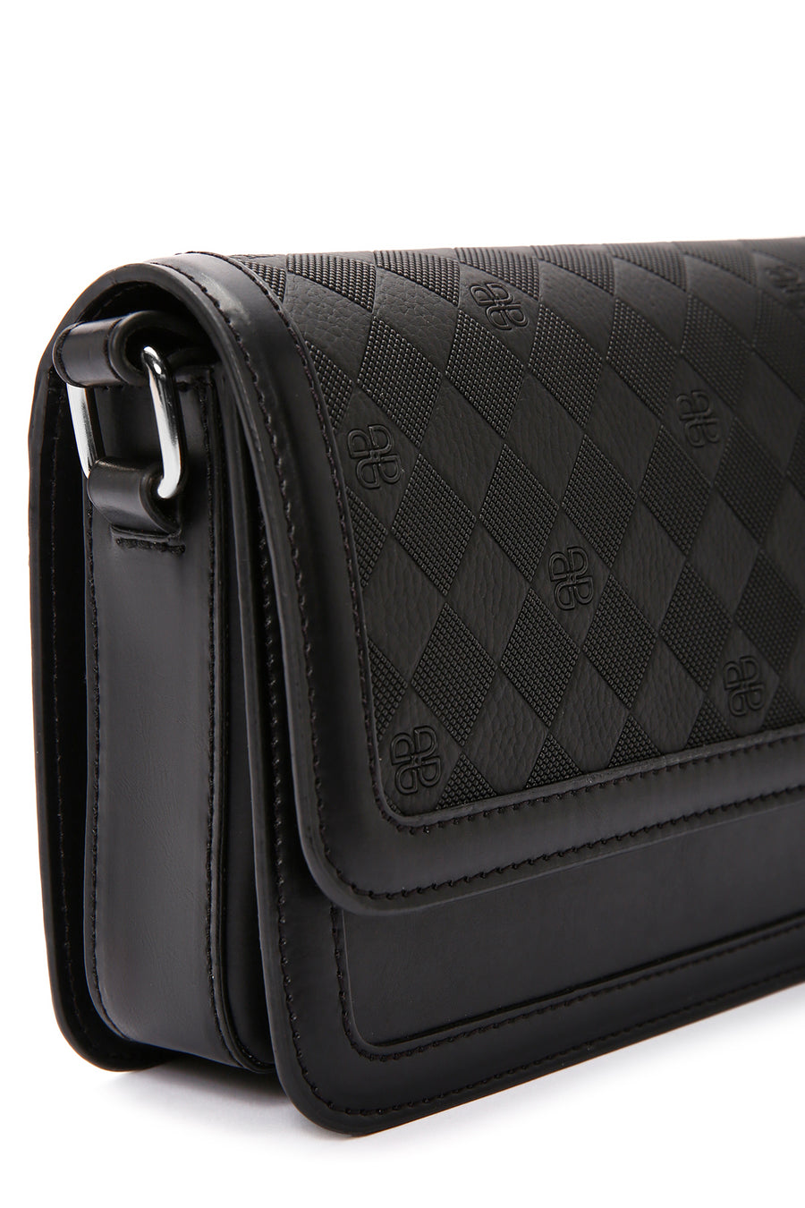 Women's Black Long Strap Crossbody Bag
