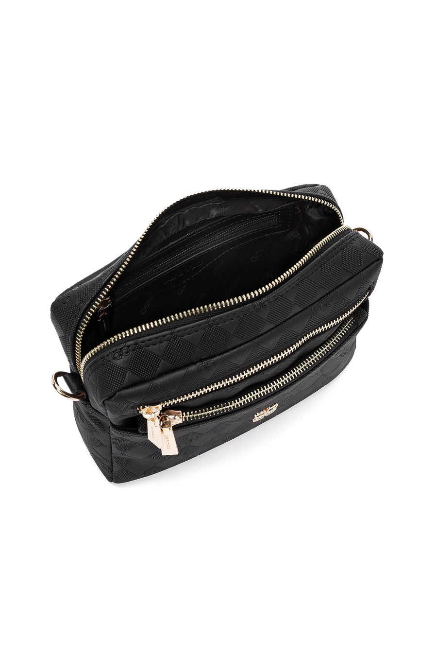 Women Black Long Strap Crossbody Bag