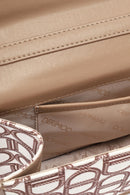 Women's Beige Long Strap Fabric Shoulder Bag | Derimod