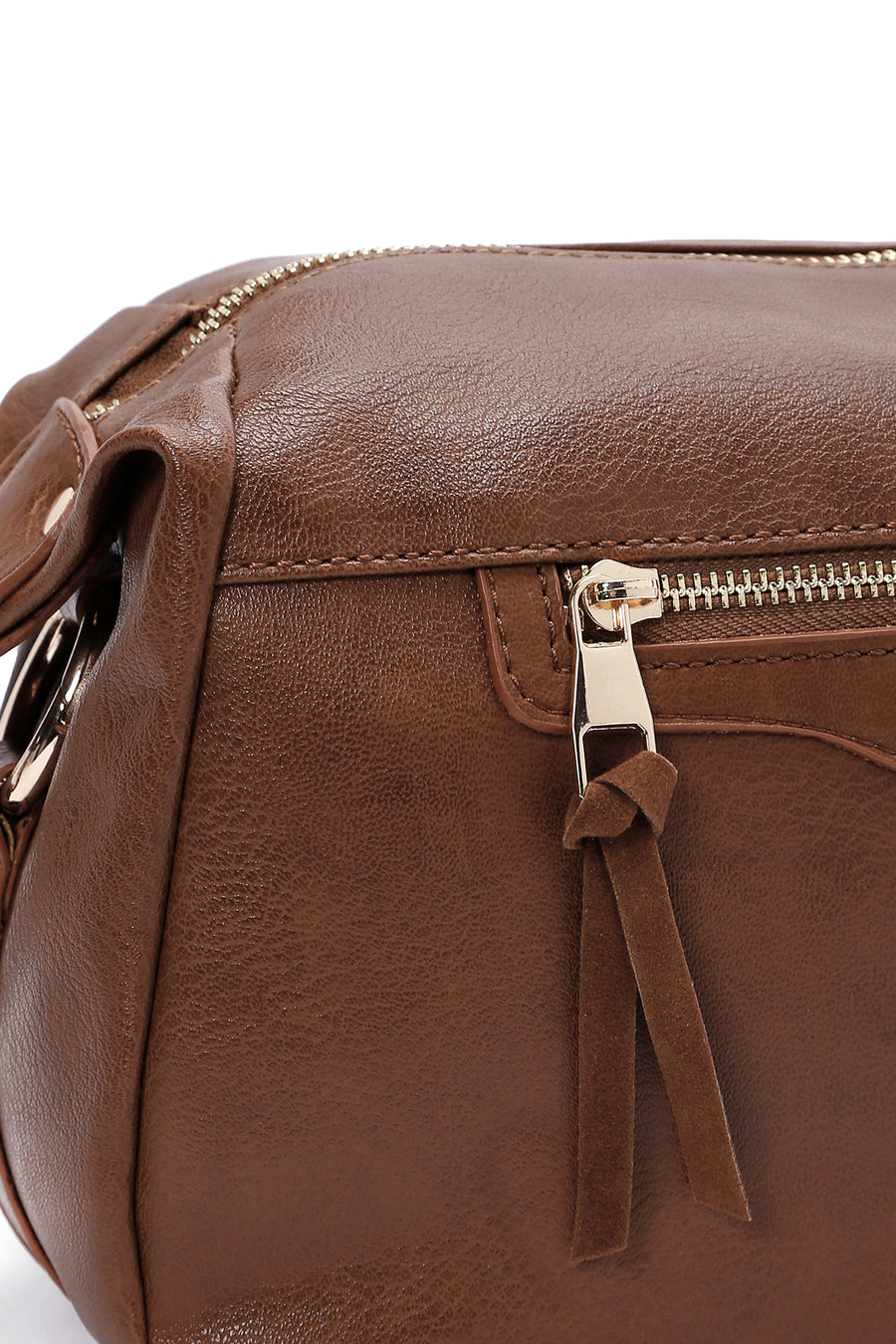Women's Tan Long Strap Crossbody Bag