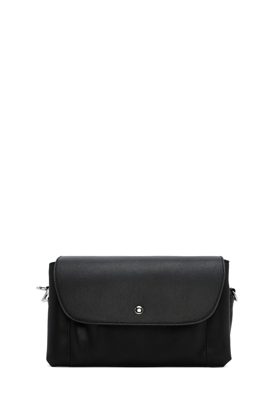 Women Black Long Strap Crossbody Bag