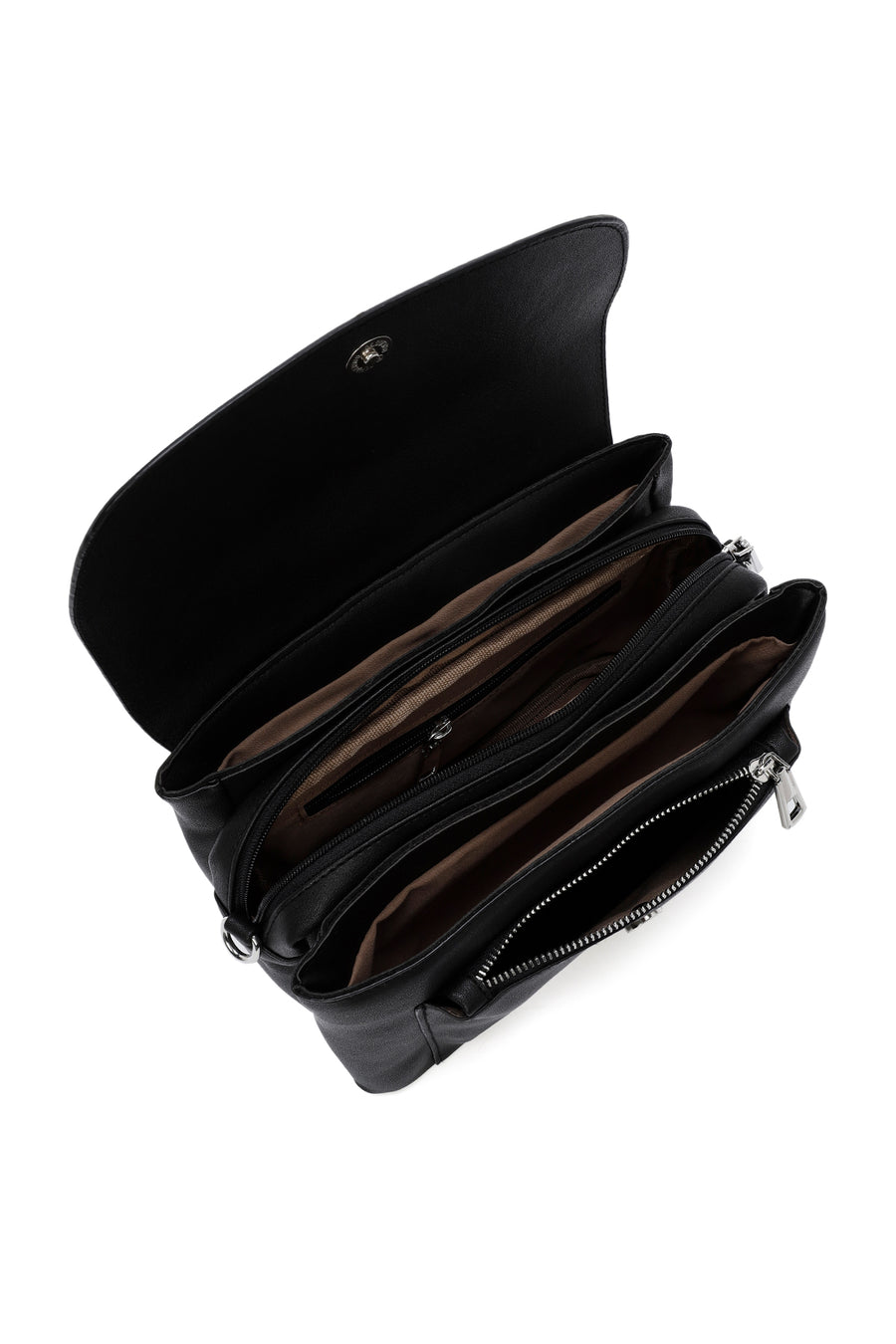 Women Black Long Strap Crossbody Bag