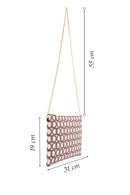 Women's Beige Long Chain Strap Clutch Bag | Derimod