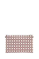 Women's Beige Long Chain Strap Clutch Bag | Derimod