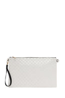 Women's White Long Chain Strap Clutch Bag | Derimod