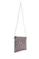 Women's Bronze Long Chain Strap Quilted Clutch Bag | Derimod