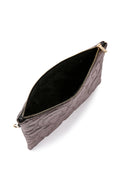 Women's Bronze Long Chain Strap Quilted Clutch Bag | Derimod