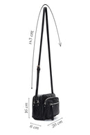 Women's Black Long Strap Crossbody Bag | Derimod