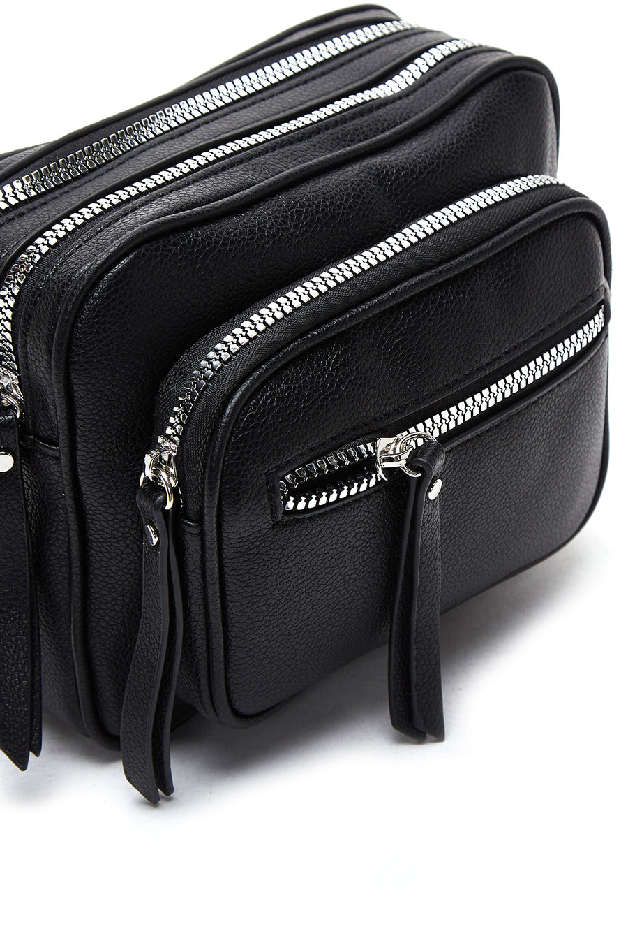 Women's Black Long Strap Crossbody Bag